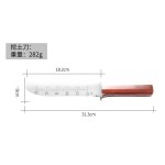花园工具铲刀修枝锯齿除草刀便携户外园林带皮套盆栽移植挖松土刀