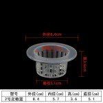 批发塑料圆形定植篮玻璃花瓶固根器生根盆园艺绿植水培固定架花器