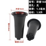 批发莳香牌兰花盆石斛国兰洋兰蝴蝶兰盆加高加厚高底黑色透明花盆