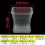 塑料LF控根网盆正方盆鱼缸水培定植篮固定生根盆蝴蝶兰花盆多孔盆