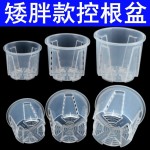 批发矮胖款高透明控根盆石斛多肉蝴蝶兰花盆青山盆打孔透气硬植杯