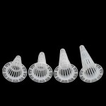 批发透气H锥形疏水罩紫砂盆陶瓷盆塑料兰花盆加高沥水器沥水垫底