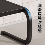 简易厨房微波炉置物架家用厨房灶台靠墙烤箱电饭煲调料可调节架子
