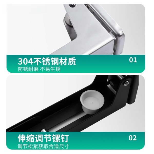 厨房微波炉支架托架 微波炉置物架 壁挂式微波炉架挂架304不锈钢