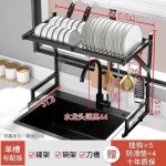 跨境专供厨房水槽架 厨房三角置物架 免打孔多功能碗碟筷子收纳架