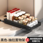 批发锅具收纳架厨房台面橱柜架可调节抽拉式置物神器碗碟锅盖架子