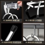 201不锈钢菜板架锅盖托架收纳刀板放置架放锅盖家用切菜板砧板架