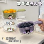 带手柄沥水篮洗水果迷你沥水碗双层家用厨房多功能客厅小果盘菜篮