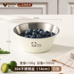 304不锈钢沥水篮家用打蛋盆厨房卡通迷你料理碗洗果蔬沥水盆套装