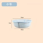 洗菜盆厨房沥水篮塑料篮特大号家用圆型洗米细孔沥水篮果蔬沥水篮