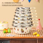 婴儿洗奶瓶专用盆316不锈钢洗菜盆烫洗奶嘴清洗盆消毒带盖可沥水