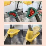 网红厨房水槽剩菜剩汤过滤架多功能挂式沥水架工厂天鹅沥水篮现货