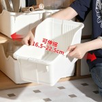 厨房锅具收纳盒锅盖调料置物架橱柜整理盒零食加大号下水槽储物架