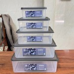 冰箱保鲜盒套装微波炉冷冻食品级大容量透明可视保鲜储物盒密封