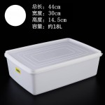加强保鲜盒长方形带盖塑料商用大容量食品盒冰箱专用收纳密封盒子