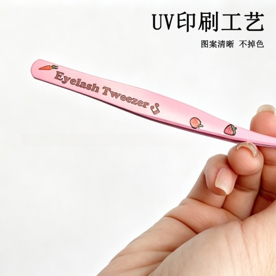 金羽夹造景贴纸用手账镊子场景贴纸拼豆镊子美妆嫁接睫毛夹批发