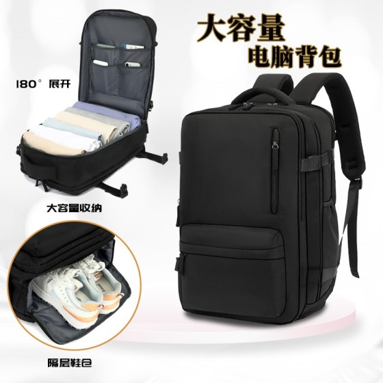 跨境旅行双肩包男女通用大容量收纳轻便行李包长短途出行电脑背包
