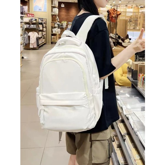 新款跨境背包男双肩包简约大容量旅行初中高中大学生背包女休闲包