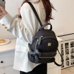 洋气尼龙铆钉双肩包女高级感小众2025新款旅游小巧精致韩系小背包