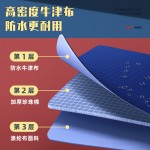 学生补习手提拎书袋男孩女孩文件收纳美术大容量帆布包可斜跨双肩