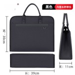 超大容量牛津布防水手提文件袋文件包会议包印字开会资料袋公文包
