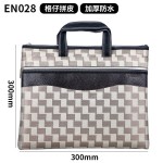 文件袋a4手提收纳袋办公事物包经典简约布制文件资料收纳袋商务包