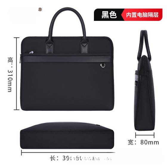 商务文件包防水公文包帆布公文袋男手提包文件袋资料袋大容量印刷