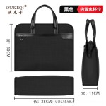 商务文件包防水公文包帆布公文袋男手提包文件袋资料袋大容量印刷