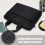 会议资料袋公文包商务手提文件袋印字牛津布斜跨单肩办公文件包