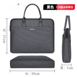 大容量拉链商务公文包防水时尚电脑包文件袋开会会议文件包定LOGO