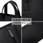 大容量竖款手提文件袋防水开会公文包牛津布会议资料包收纳袋