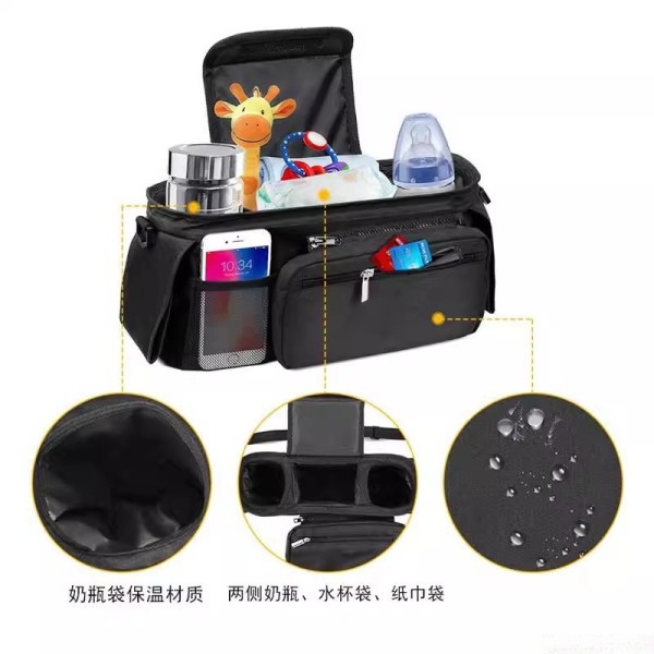 婴儿车挂包多功能推车收纳挂袋大容量妈咪挂包小批量定制便携实用