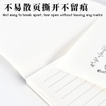简约拍纸本透明PP封面a7/a5/b5网格本横线本空白本学生考研记录本