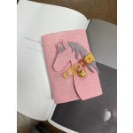 手工制作植鞣牛皮马年可爱卡通马记事本子A7手账本真皮笔记本礼品