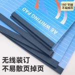加厚A4 A5 A6拍字本带线单行本草稿本向上翻笔记本软面横线记事本