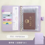 家庭装册旅行笔记本收纳卡册包高活页颜值收纳大容量A5ins证件