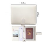 家庭装册旅行笔记本收纳卡册包高活页颜值收纳大容量A5ins证件