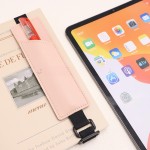 职场商务笔记本弹性织带笔袋 可调节松紧带笔架 会议书本夹钢笔套
