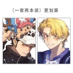 海贼王人物系列B5活扣网格横线A5网格横线本A6线圈笔记本硬壳封面