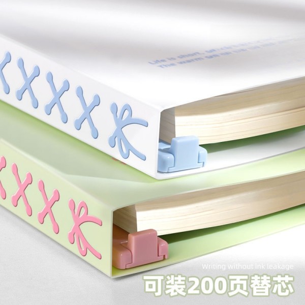 高颜值B5活页本本子考研笔记本专用可拆卸加厚不硌手替芯