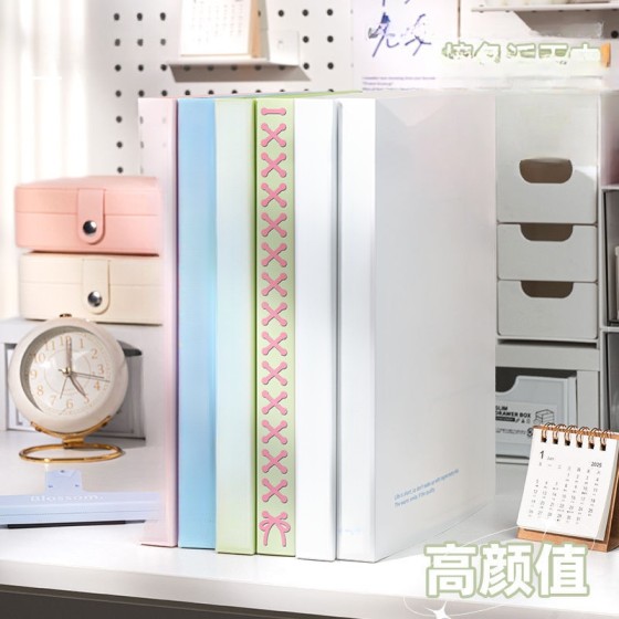 高颜值B5活页本本子考研笔记本专用可拆卸加厚不硌手替芯