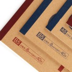 日本kokuyo国誉Campus牛皮纸笔记本分科目学习本中笔记b5本子不易