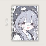 动漫情头A5笔记本B5活页本记事本批发横线日系学生素描画本PP封面