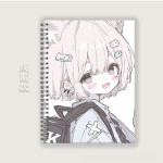 动漫情头A5笔记本B5活页本记事本批发横线日系学生素描画本PP封面