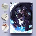 神奇宝贝软面a5b5a4记事本硬壳线圈笔记本作业本横线英语本二次元