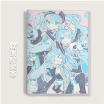 初音未来软面a5b5a4记事本硬壳线圈笔记本作业本横线英语本二次元
