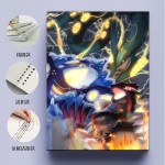 宝可梦软面a5b5a4记事本硬壳线圈笔记本作业本横线英语本二次元