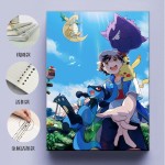 宝可梦软面a5b5a4记事本硬壳线圈笔记本作业本横线英语本二次元