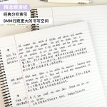 BRUNT蓝蝶叙美式三孔线圈本A4碎花横线笔记本子大学生单词记事本