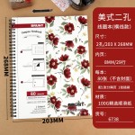 BRUNT主力山茶花美式线圈本B5笔记本本子加厚大学生用英语单词本